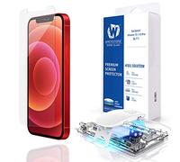 Dome Glass Screen Protector for iPhone 12 and iPhone 12 pro (6.1"), Full Tempered Glass Shield with Liquid Dispersion Tech [Easy to Install Kit] Smart Phone Screen Guard - One Pack