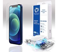 DOME GLASS Screen Protector for iPhone 12 mini (5.4"), Full Tempered Glass Shield with Liquid Dispersion Tech [Easy to Install Kit] Smart Phone Screen Guard - One Pack