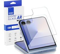 DOME GLASS Whitestone 2PACK EZ GLASS AR for Samsung Galaxy Z Flip 7 [Super Anti-Reflection], Full Coverage [Easy Install] Tempered Glass Screen Protector [2pack]