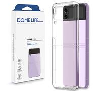 DOME GLASS Whitestone Crystal Clear Case for Galaxy Z Flip 3 2021, Premium Protection with Anti-Yellowing Technology, Slim & Ultimate fit Hard Protective Phone Cover