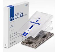 DOME GLASS Whitestone EA Glass Screen Protector compatible with Galaxy S24 Ultra [Easy Installation Kit, 9H Tempered Glass] - 2 Pack (S24 Ultra)