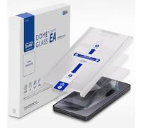 DOME GLASS Whitestone EA Glass Screen Protector compatible with Galaxy S24 Ultra [Easy Installation Kit, 9H Tempered Glass] - 2 Pack (S24)
