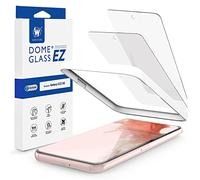 DOME GLASS Whitestone EZ Galaxy S22 Screen Protector EZ Full Coverage Tempered Glass Shield [Easy Install] by Whitestone for Samsung Galaxy S22 - Two Pack