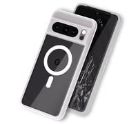 DOME GLASS Whitestone Scope Case for Pixel 8 Pro - Premium TPU Air Bumper Protection with Slim & Ultimate Fit - Transparent