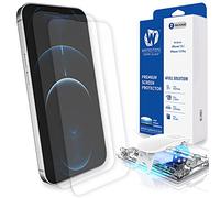 DOME GLASS Whitestone Screen Protector for iPhone 13/13 pro (6.1"), Full Tempered Glass Shield with Liquid Dispersion Tech [Easy to Install Kit] Smart Phone Screen Guard - 2pack