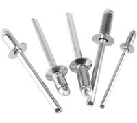 Dome Head Blind Pop Rivet, Blind Rivets Aluminum 304 Stainless M3.2 M4 M5 CSK Dome Head Self Plugging Pack of 120(6mm,M4-20pcs C)