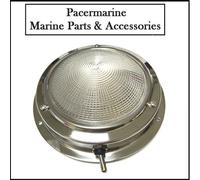 Dome Light 12v S/S 140mm Boats Rv Caravan Motorhome