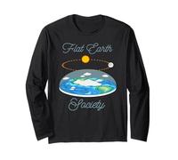 Dome Model Theory Society Sun Moon Orbit Humor Long Sleeve T-Shirt