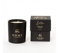 Dome of Harrogate | Entice Scented Candle - White Tea & Pear | 30cl Hand-Poured Luxury Candle | Natural Wax with Essential Oils | Up to 40 Hour Burn | Black & Gold Gift Packaging | Opulence Collection