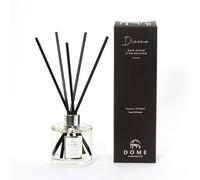 Dome of HarrogateDIVINE Dark Amber & Sandalwood Reed Diffuser - 200ml - Rich, Sensual Fragrance for Relaxation & Stress Relief - 6-9 Months of Long-Lasting Use