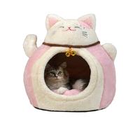 Dome-shaped pet house - semi-closed cat bed, cat-shaped nest, winter cat nest, provides comfortable living space, washable material for hygiene, for indoor use, Nick