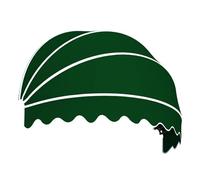 Dome Style Window Awning,Collapsible Hemispherical Door Canopy,Arc Awning,Manual Retractable Rain Canopy,UV Rain Snow Protection Water-Resistant Shelter,for Patio Entry (Green,Diameter:90cm)