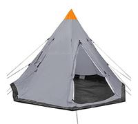 Dome Tent, Camping Tent Bivy Tent Family Tent 4-person Tent Grey