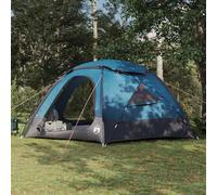 Dome Tent with 185T Polyester, Summer Camping, Blue, 12-Person