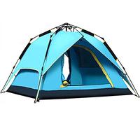 Dome TentPopUpTents for 2 to 4person Automatic Opening Double Layer TentWaterproof Camping Tents withporch For Hiking Camping Outdoor (Blue width 2.15m) beautiful scenery