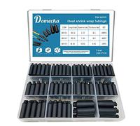 Domecka 200PCS Waterproof Heat Shrink end Cap tubing Plastic containing Heat shrinkable tubing Double Walled tubing Sealed Heat-shrinkable Cap Heat shrinkable tubing
