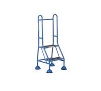 Domed Feet Handy Step - 2 Tread with Full Handrail