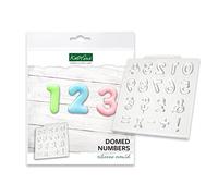 Domed Numbers Silicone Mould