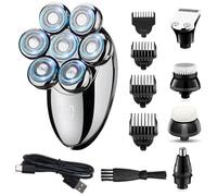 Domeeglix Skull Shaver 5-in-1 Unisex Head Shaver (Silver)