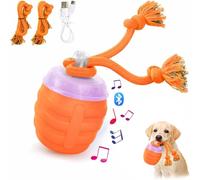 DomeHaven Interactive Dog Toys - 2026 Upgraded Motion Activated Balls for Medium/Large Dogs, Smart Motion Pet Ball with Music, Automatic Moving Dogs Toy Wicked Ball for Boredom & Training (Orange)