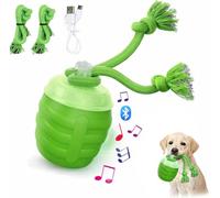 DomeHaven Interactive Dog Toys - 2026 Upgraded Motion Activated Balls for Medium/Large Dogs, Smart Motion Pet Ball with Music, Automatic Moving Dogs Toy Wicked Ball for Boredom & Training (Green)