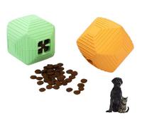 DomeMingle Dog Treat Ball - Interactive Feeder Puzzle Toy for Small to Medium Dogs, Natural Rubber Chew Ball for IQ Training, Boredom Relief and Slow Feeding, Pet Dental Health, 6cm 100g