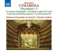Domenico Cimarosa Domenico Cimarosa: Overtures - Volume 3 (CD) Album (US IMPORT)