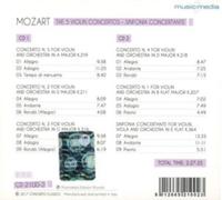 Wolfgang Amadeus Mozart Mozart: The 5 Violin Concertos/Sinfonia Concertante (CD)