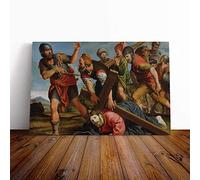Domenico Zampieri The Way to The Cavalry Canvas Print | Gallery Wrapped 30mm Frame Wall Art | 24x16 inches | Ready to Hang | Modern Picture | Living Room Bedroom Lounge Office