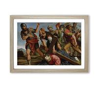 Domenico Zampieri The Way to The Cavalry Framed Print | A2 Oak Framed Wall Art | Ready to Hang | Modern Nature Picture | Living Room Bedroom Lounge Office