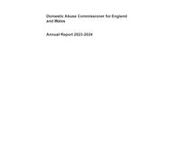 Domestic Abuse Commissioner for England and Wales Annual Report 2023-2024 21/07/2026