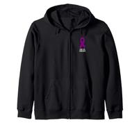 Domestic Abuse End Violence Against Women Zip Hoodie