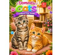 Domestic Cats Colouring Book (Colouring books by Adetola Adefule)