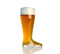 Domestic Corner Das Boot - 2 Liter German-Style Glass Beer Boot - Authentic Oktoberfest Beer Glass, Holds Over 5 Beers - For Beer Hall Celebrations, Home Bar and Beer Lovers