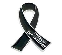 Domestic Violence Awareness Brooch Ribbon Shaped Pin Stylish Costume Decorations Elegant Accessory for Outfits