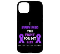 Domestic Violence Awareness Fight World Narcissistic Abuse Case for iPhone 15 Plus