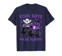 Domestic Violence Awareness Kids Halloween Support Truck T-Shirt