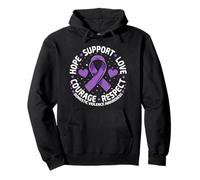 Domestic Violence Awareness LOVE SUPPORT Domestic Violence Pullover Hoodie