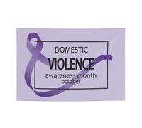 Domestic Violence Awareness Month Banner Backdrop Photography Background 47x71in Flag For Party Home Yard Holiday Decoration