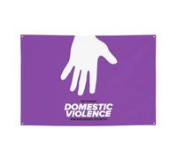 Domestic Violence Awareness Month Banner Backdrop Photography Background 47x71in Flag For Party Home Yard Holiday Decoration