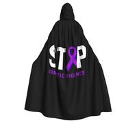 Domestic Violence Awareness Month Halloween Witch Cloak Unisex Hooded Cloak For Festive Party Costume