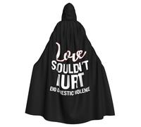 Domestic Violence Awareness Month Halloween Witch Cloak Unisex Hooded Cloak For Festive Party Costume