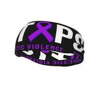 Domestic Violence Awareness Month Headbands Sports Sweatband Athletic Exercise Bands Turban Hair Head For Men Women Yoga Fitness