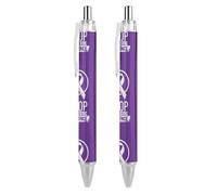 Domestic Violence Awareness Month Purple Ribbon Retractable Ballpoint Pen Writing Black Ink Ball Gifts for Students Office Stationery Supplies pattern 3622