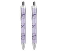 Domestic Violence Awareness Month Retractable Ballpoint Pen Writing Black Ink Ball Gifts for Students Office Stationery Supplies pattern 3592