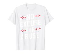 Domestic Violence Awareness Raising Awareness Anti-Violence Value Graphic T-Shirt, Men, White, S
