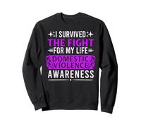 Domestic Violence Awareness Shirt Survivor Gift Design Sweatshirt