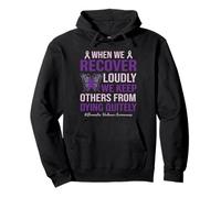 Domestic Violence Awareness Shirt We Keep From Dying Quietly Pullover Hoodie