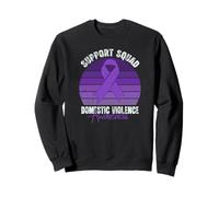 Domestic Violence Awareness support retro Domestic Violence Sweatshirt