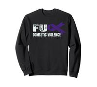 Domestic Violence Awareness support retro Domestic Violence Sweatshirt